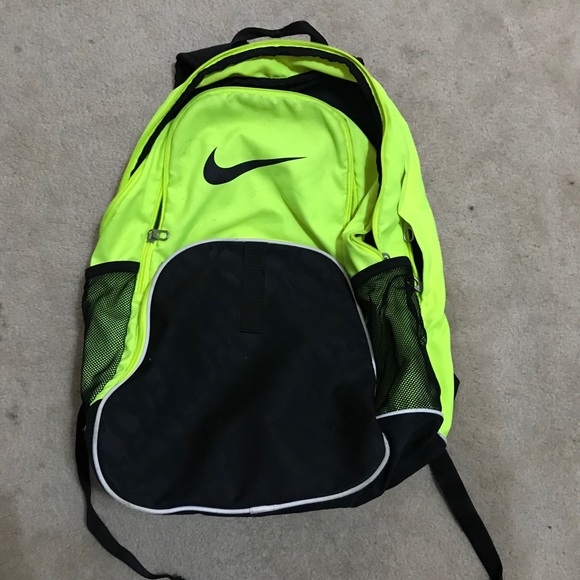 neon nike backpack